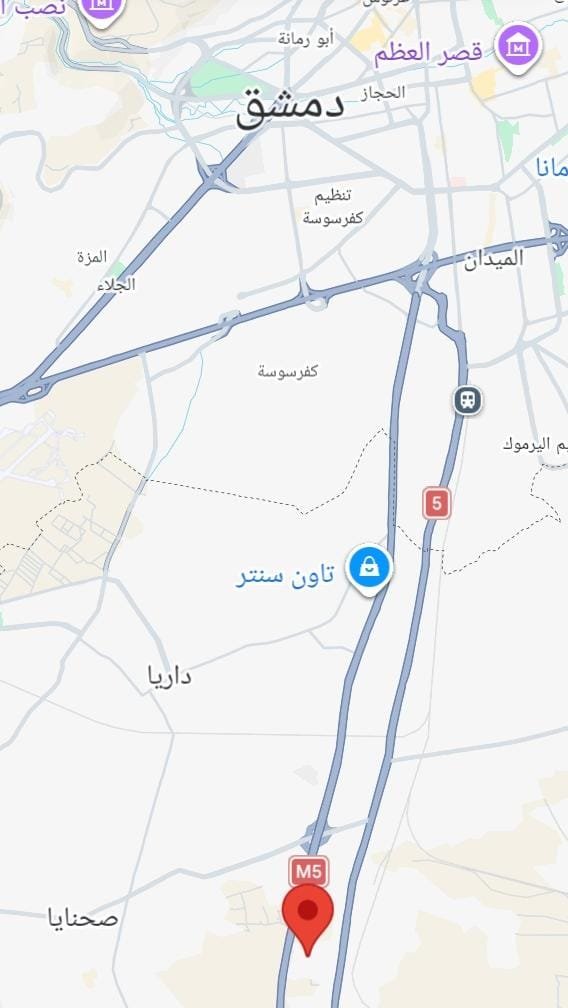 معمل على أوتستراد دمشق – درعا الدولي